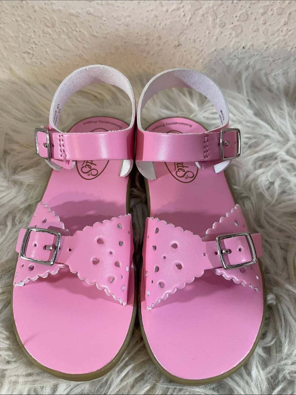 FOOTMATES ECO-ARIEL - ES011-661 - BUBBLEGUM MICRO WATERPROOF SIZE 12 NEW - Picture 3 of 10